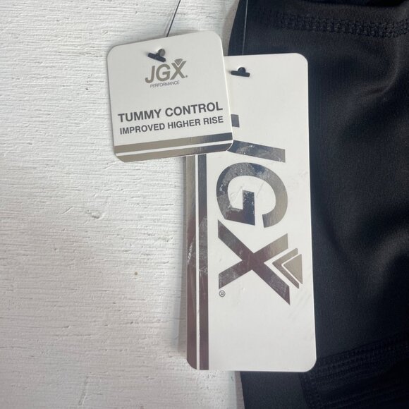 JGX Performance High Rise Activewear Shorts Womens Small Black New Tummy Control - Picture 7 of 8